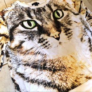 Forever 21 cat sweater